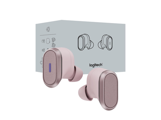 Zone True Wireless Bluetooth Noise Canceling Earbuds - Rose Bluetooth, microphone, hybrid transparency mode, certified for Microsoft Teams, Zoom,...