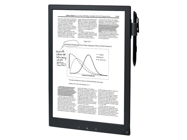 Sony DPT-S1 13.3' Digital Paper System Ultra-Thin E-Ink Reader Notepad