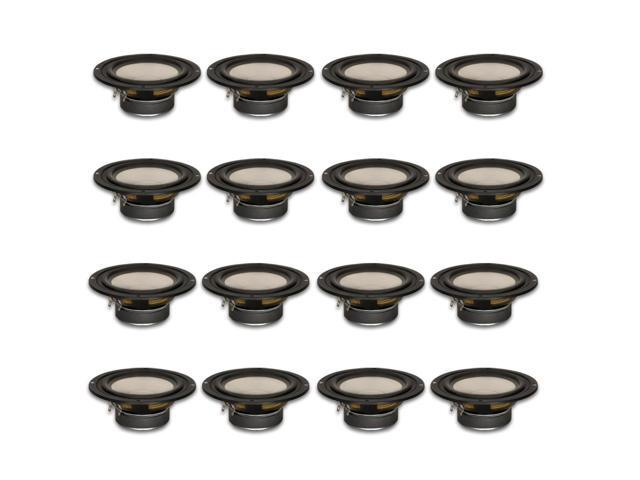 16 Goldwood Sound GW-S525/4 Poly Cone 5.25' Woofers 130 Watts each 4ohm Replacement Speakers