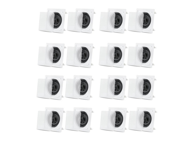 Acoustic Audio CS-I63S Flush Mount In Ceiling Speakers with 6.5' Woofers 8 Pair