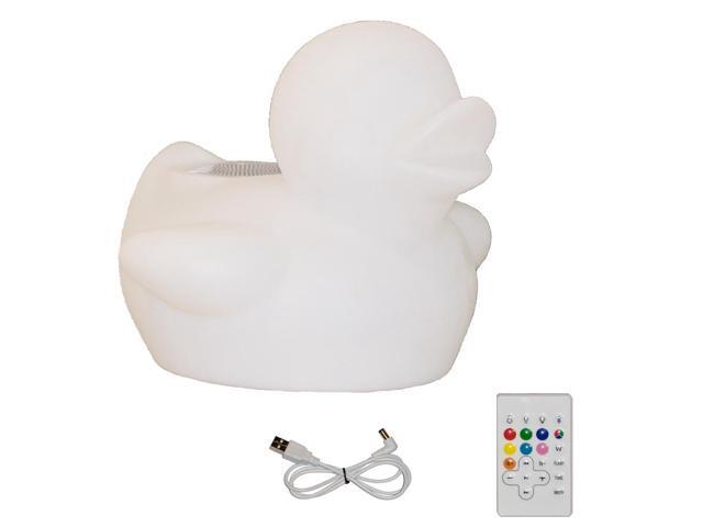 Acoustic Audio Rechargeable Bluetooth Floating Duck Pool Speaker IP66 Rated with Multi-Colored LED Light - image 6