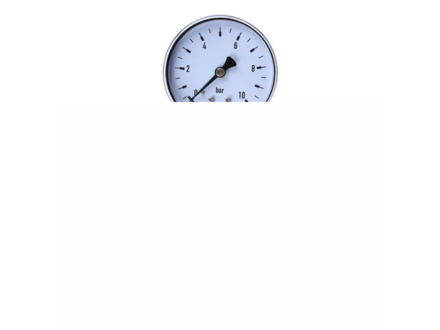 1pcs 1/4 Inch NPT Side Mount 10 Bar Metal Water Oil Air Compressor Pressure Gauge Manometer Pressure Measuring Tool