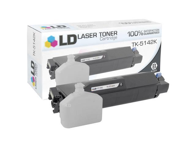 LD Compatible Toner Cartridge Replacement for Kyocera TK-5142K 1T02NR0US0 (Black, 5-Pack)