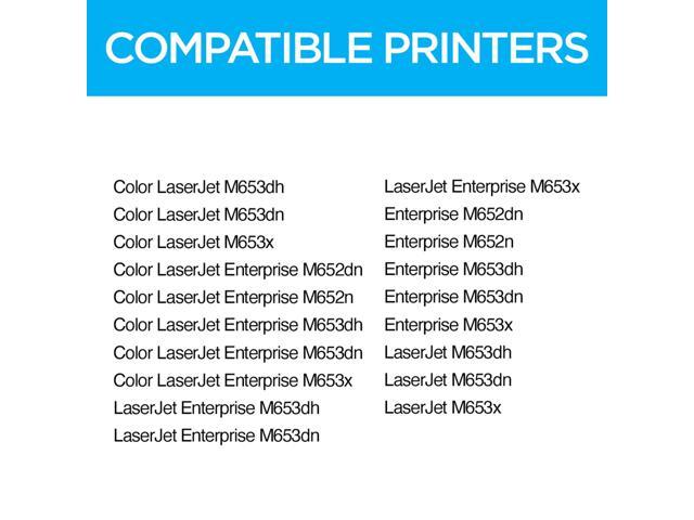 LD Compatible Toner Cartridge Replacement for HP 656X CF460X High Yield (Black)