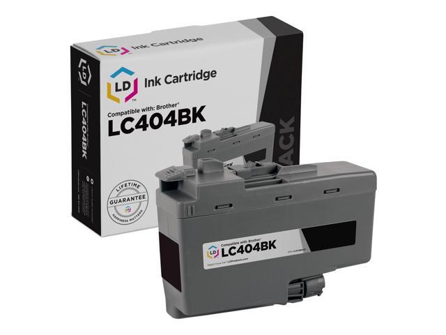 LD Products Compatible Ink Cartridge Replacement for Brother LC404 Black Ink Cartridge for use in Printers MFC J4335DW J4345DW J4535DW J5855DW.