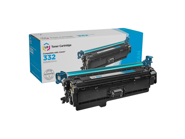 LD Products Remanufactured Toner Cartridge Replacements for Canon 332 6262B012AA (Cyan)