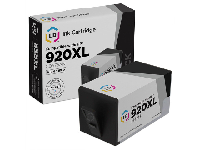 LD Products Remanufactured Ink Cartridge Replacement for HP 920XL CD975AN High Yield (Black)