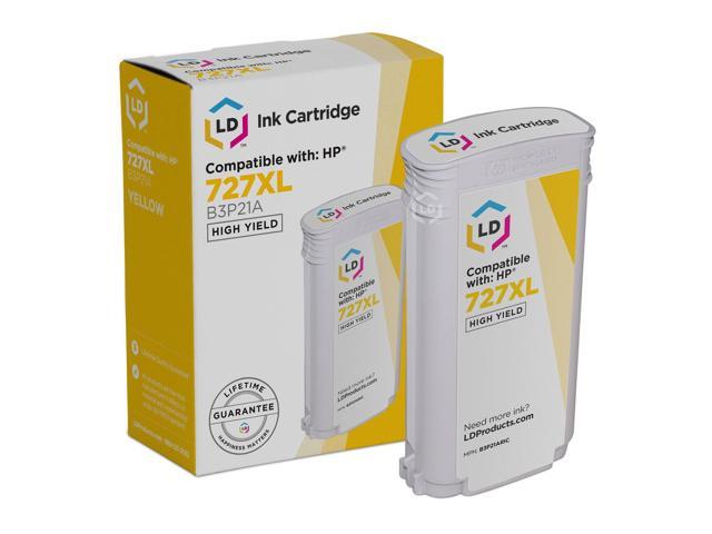 LD Remanufactured Replacement for HP 727XL / B3P21A High Yield Yellow Ink