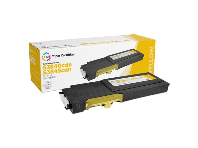 LD Compatible Toner Cartridge Replacement for Dell 593-BCBD XMHGR Extra High Yield (Yellow)