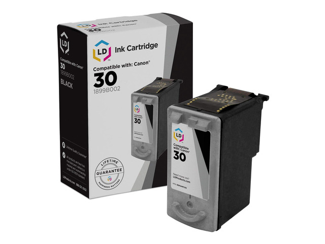 LD Products Remanufactured Ink Cartridge Replacement for Canon PG30 (Pigment Black) Compatible with Canon PIXMA iP1800 MP470 MP210 MX310 MX300...