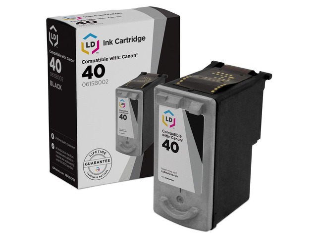 LD Products Remanufactured Ink Cartridge Replacement for Canon PG-40 0615B002 (Black)