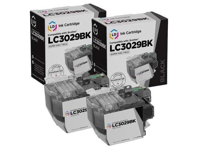 LD Products Compatible Ink Cartridge Replacement for Brother LC3029BK Super High Yield (Black, 2-Pack)