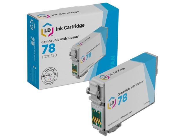 LD Products Remanufactured Ink Cartridge Replacement for Epson 78 T078220 (Cyan)