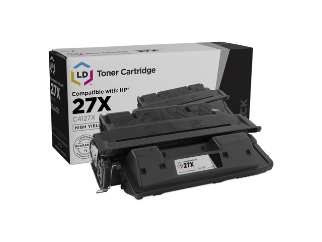 LD Products Remanufactured Toner Cartridge Replacement for HP 27X C4127X High Yield (Black)