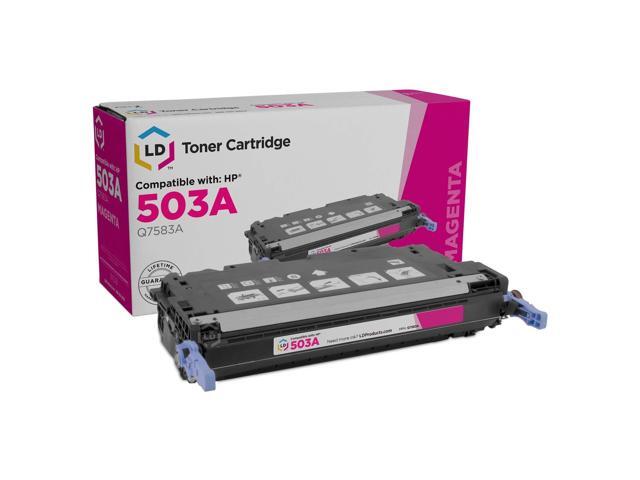 LD © Remanufactured Replacement Laser Toner Cartridge for Hewlett Packard Q7583A (HP 503A) Magenta