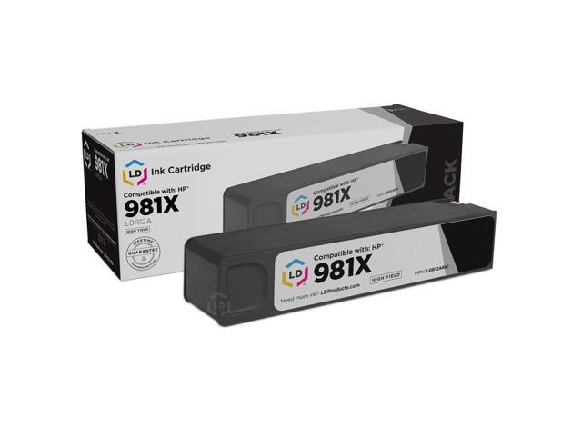 LD Products Remanufactured Ink Cartridge Replacement for HP 981X L0R12A High Yield (Black)