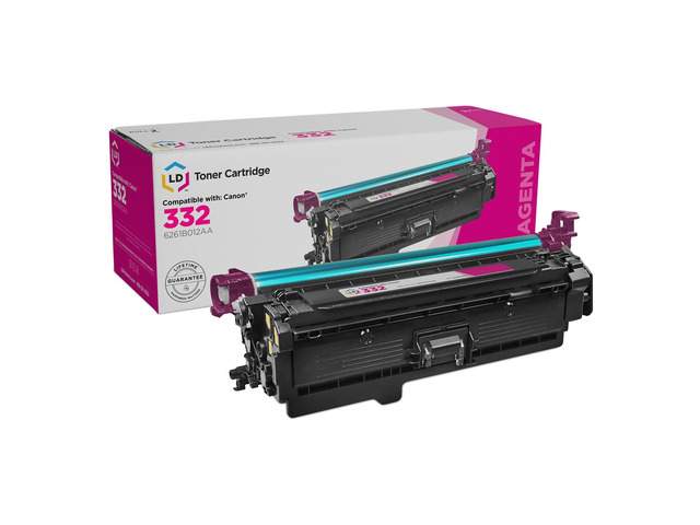 LD Products Remanufactured Toner Cartridge Replacements for Canon 332 6261B012AA (Magenta)
