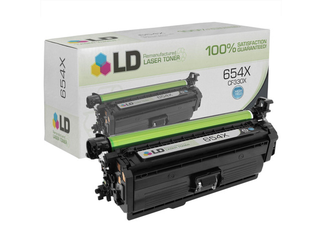 LD Products Remanufactured Toner Cartridge Replacement for HP 654X CF330X High Yield (Black Single) Compatible with HP Color LaserJet Enterprise...