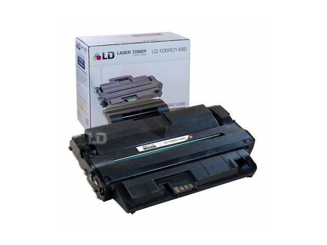LD Products Compatible Toner Cartridge Replacement for Xerox 106R1486 (Black, 3-Pack)