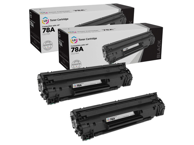 LD Products Compatible Toner Cartridge Replacements for HP 78A CE278A (Black, 2-Pack) For in use: HP-78A HP78A LaserJet Pro / Laserjet M1536dnf,...