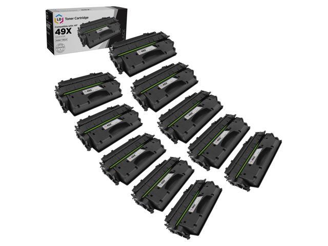 LD Products Compatible Toner Cartridge Replacement for HP 49X Q5949X High Yield (Black, 10-Pack) For use in HP Printer LaserJet: 1320, 1320n,...
