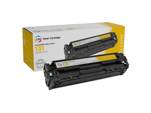 LD Remanufactured Toner Cartridge Replacement for Canon 131 6269B001AA (Yellow) Compatible with Canon Color ImageCLASS MF8280Cw LBP7110Cw MF624Cw...