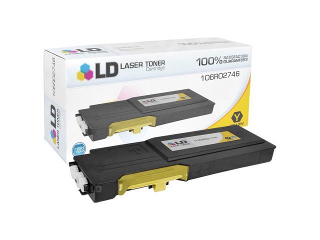 LD Products Compatible Toner Cartridge Replacement for Xerox 106R02746 High Yield (Yellow)