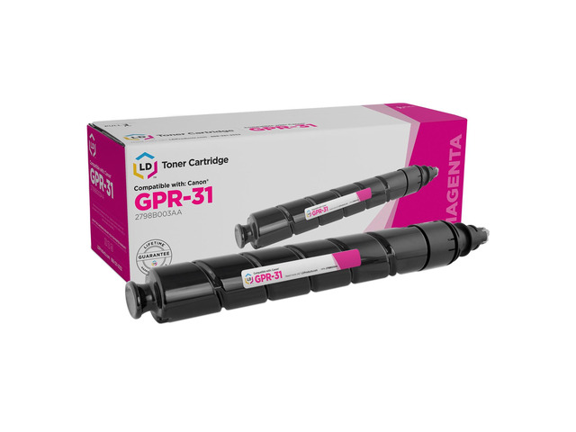 LD Compatible Magenta Laser Toner Cartridge for Canon 2798B003AA (GPR31) for ImageRunner Advance C5030, C5035