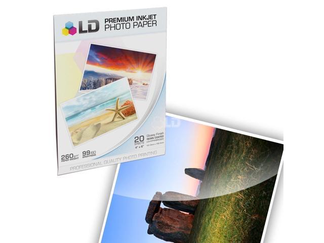 LD © Brother Compatible LC51 Bulk Set of 10 Ink Cartridges: 4 Black & 2 each of Yellow / Cyan / Magenta + Free 4x6 Photo Paper