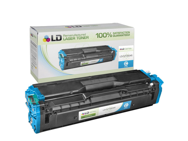 LD Compatible Replacement for Samsung CLT-C504S Cyan Laser Toner Cartridge for use in Samsung CLP-415NW, CLX-4195FN, CLX-4195FW, SL-C1810W, and...