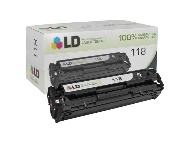 LD Compatible Canon 118 / 2662B001AA Black Toner Cartridge for ImageClass LBP7200Cdn, LBP7660Cdn, MF8350Cdn, MF8380Cdw, & MF8580Cdw