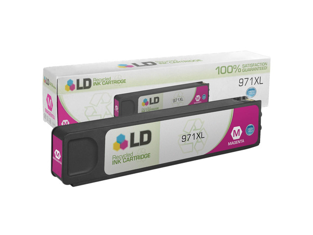 LD Remanufactured Replacement for Hewlett Packard CN627AM (HP 971XL) High Yield Magenta Ink Cartridge for use in HP OfficeJet Pro X451dn, X451dw,...