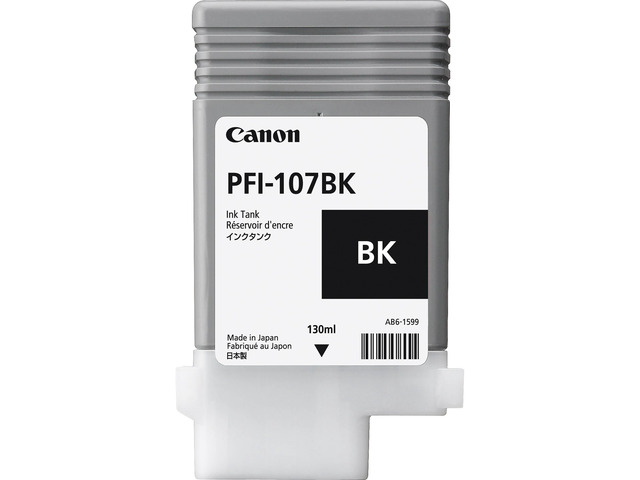 Canon PFI-107B Ink Cartridge - Black PFI-107BK Black Ink 130ml