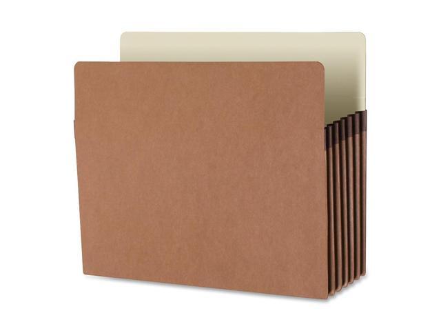 Business Source File Pocket 5-1/4' Exp. Letter 10/BX Redrope 65792