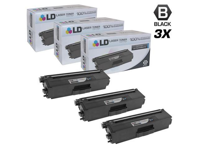 LD Compatible Brother TN336BK Set of 3 High Yield Black Laser Toner Cartridges for Brother HL-L8250CDN, HL-L8350CDW, HL-L8350CDWT, MFC-L8600CDW,...