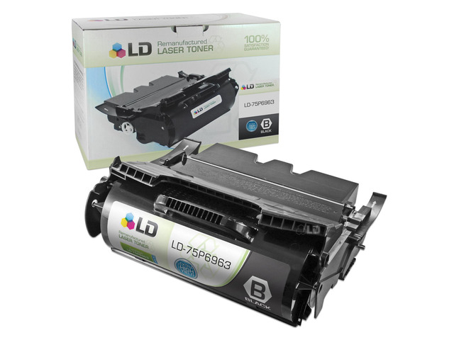 LD Remanufactured Extra HY Black Laser Toner Cartridge for IBM 75P6963 (1572 Printers)