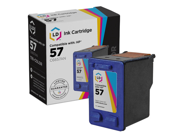 LD Remanufactured Replacement Ink Cartridge for Hewlett Packard C6657AN (HP 57) Tri-Color