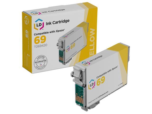 LD Remanufactured Replacement for Epson T069420 (T0694) Yellow Ink Cartridge for use in Epson Stylus and Workforce Printers