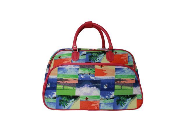 World Traveler Value Series Summer 21-Inch Carry-On Duffel Bag - Surf
