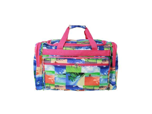World Traveler Value Series Summer 22-Inch Carry-On Duffel Bag - Surf