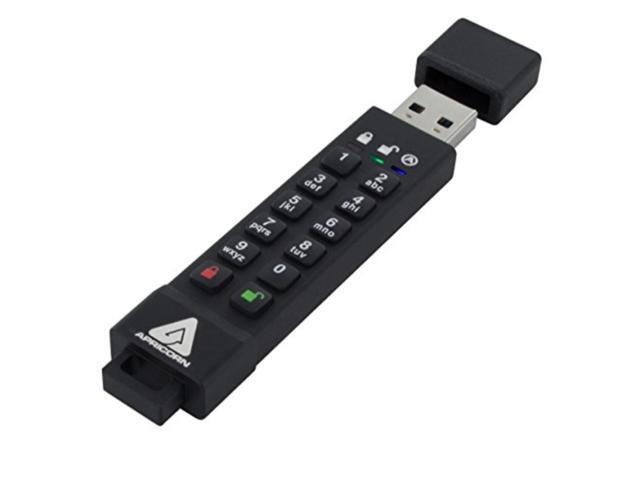 Apricorn 16GB Aegis Secure Key 3z USB 3.1 Flash Drive - 16 GB - USB 3.1 - 77 MB/s Read Speed - 72 MB/s Write Speed - 256-bit AES - TAA Compliant...