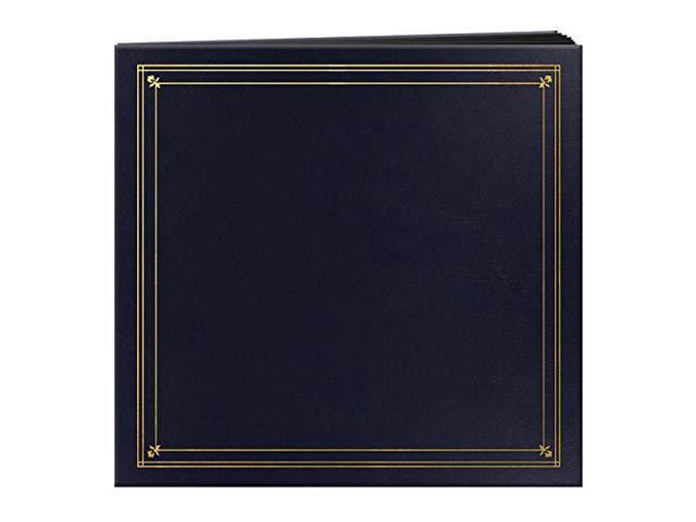 Pioneer Photo Albums 204-Pocket Post Bound Leatherette Cover Photo Album for 4 by 6-Inch Prints, Navy Blue