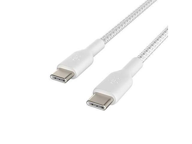 Belkin - BOOST↑CHARGE Braided USB-C to USB-C Cable 3.3ft for iPhone, Samsung, Google Pixel, iPad Pro, Nintendo Switch 2 & More - White - image 11