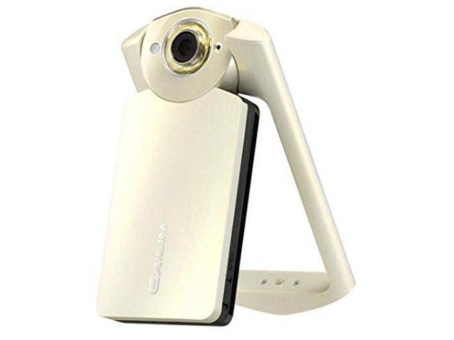 casio exilim high speed ex-tr60 self-portrait /selfie digital camera (silky white) - international version (no warranty)