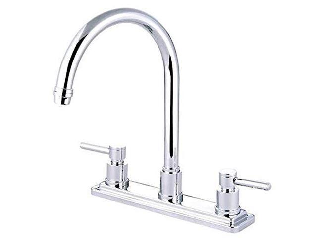 Kingston Brass KS8798ELLS Kitchen, Faucet, Satin Nickel
