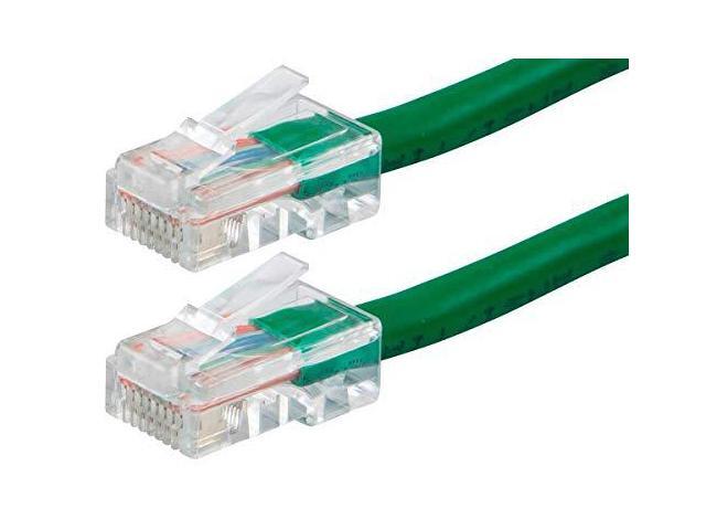 Monoprice Cat6 Ethernet Patch Cable - 3 Feet - Green, RJ45, Stranded, 550Mhz, UTP, Pure Bare Copper Wire, 24AWG - Zeroboot Series