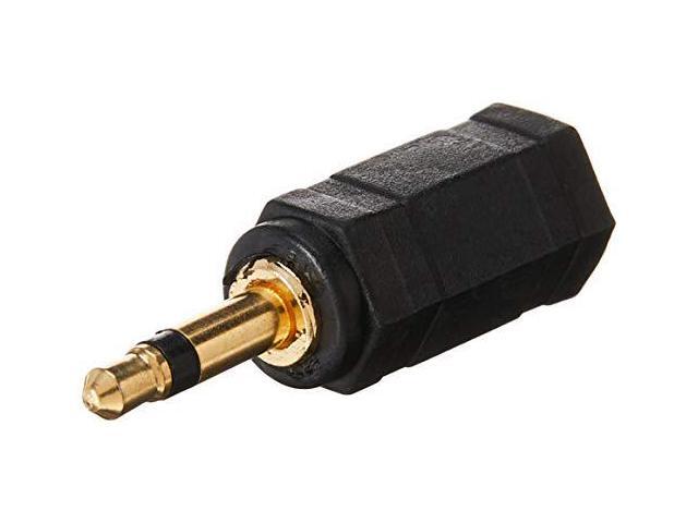 Monoprice 2-Port 3.5mm Audio Audio Adapter, Black Black 7128