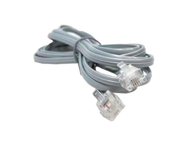 Monoprice Landline Telephone Cable - 50 Feet - RJ11(6P4C) Straight for Data