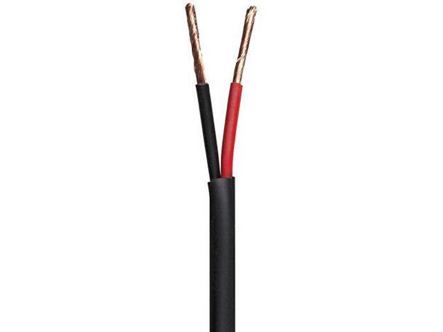 Monoprice Speaker Wire, CMP Rated, 2-Conductor, 16AWG, 500ft, Black