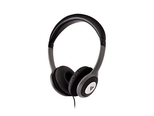 V7 Deluxe Stereo Headphones with Volume Control Black - image 11